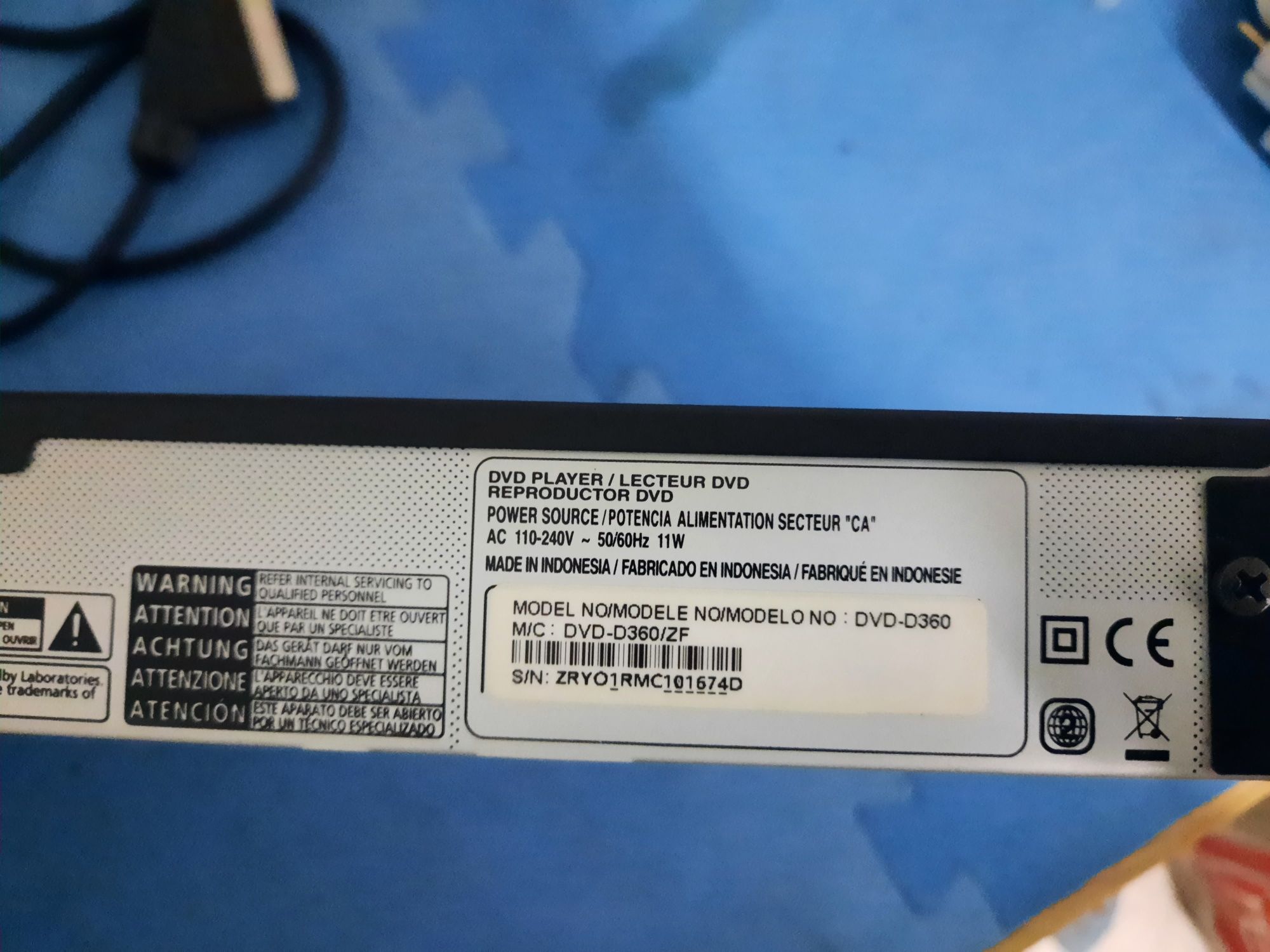 Leitor DVD Samsung