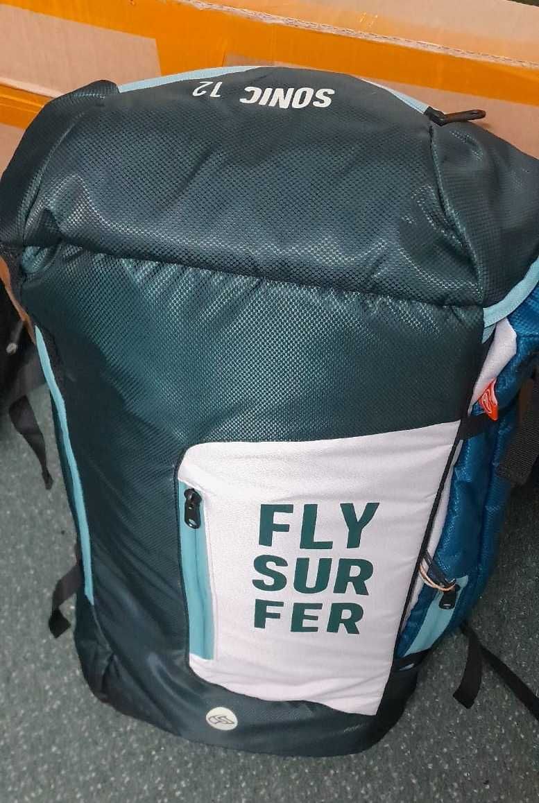 Kite, latawiec Flysurfer SONIC4 12 z barem i plecakiem