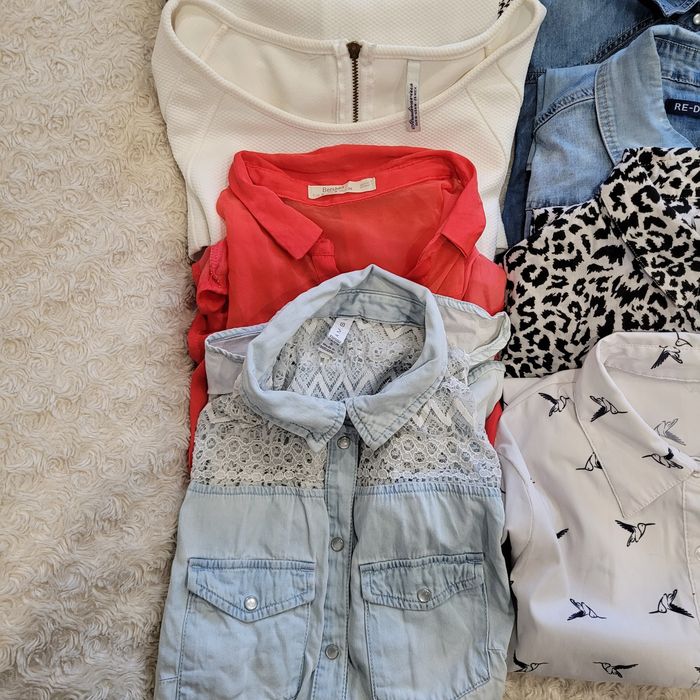 Sprzedam paczkę ubrań rozm 36 Zara, Bershka, Stradivarius, Amisu