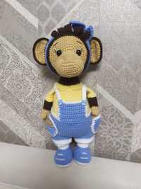 małpa na szydełku handmade Maskotka Zabawka Amigurumi