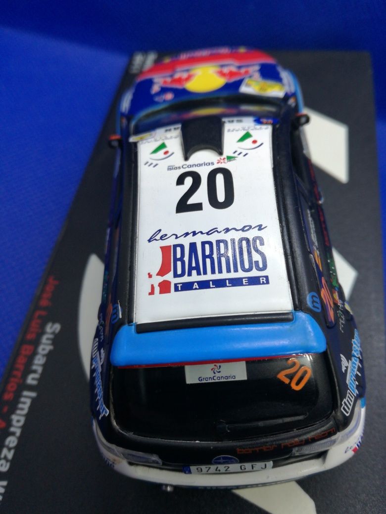 Miniatura 1/43 Subaru Impreza WRX Sti JLBarrios R I Canarias 2011