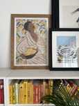 Plakat desenio w ramie ikea 50x70 woman in citrus garden