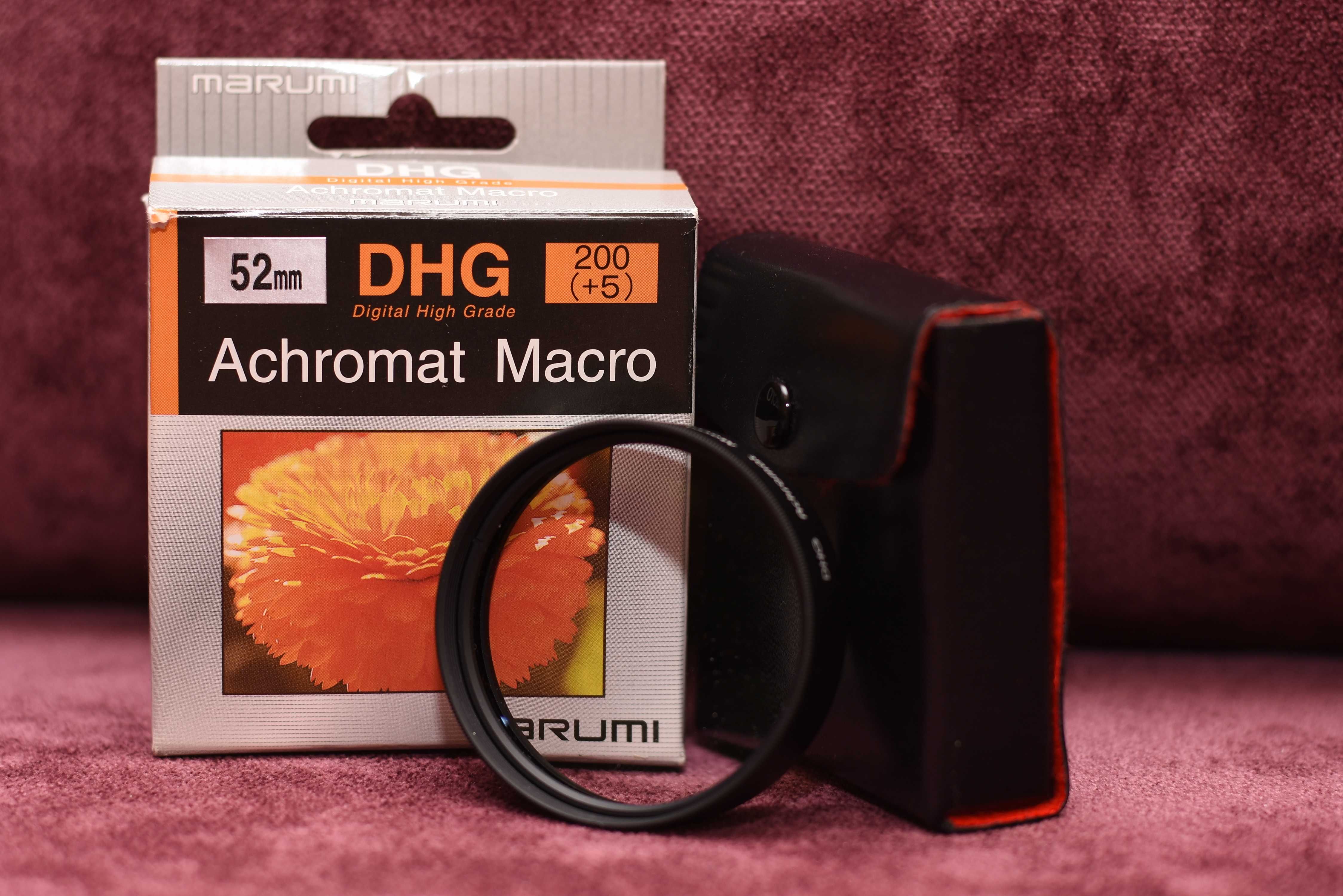 Макро фільтр Marumi DHG Achromat Macro-200 (+5) 52 мм, світло фільтр