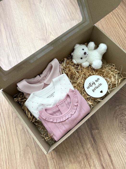 Zestaw prezentowy dla dziewczynki, prezent na narodziny dziecka