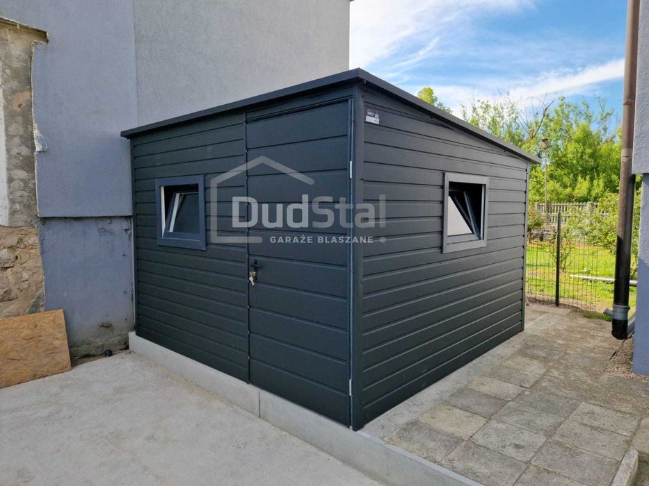 Domek ogrodowy 3x3 konstrukcja profil zamknięty ocynkowany