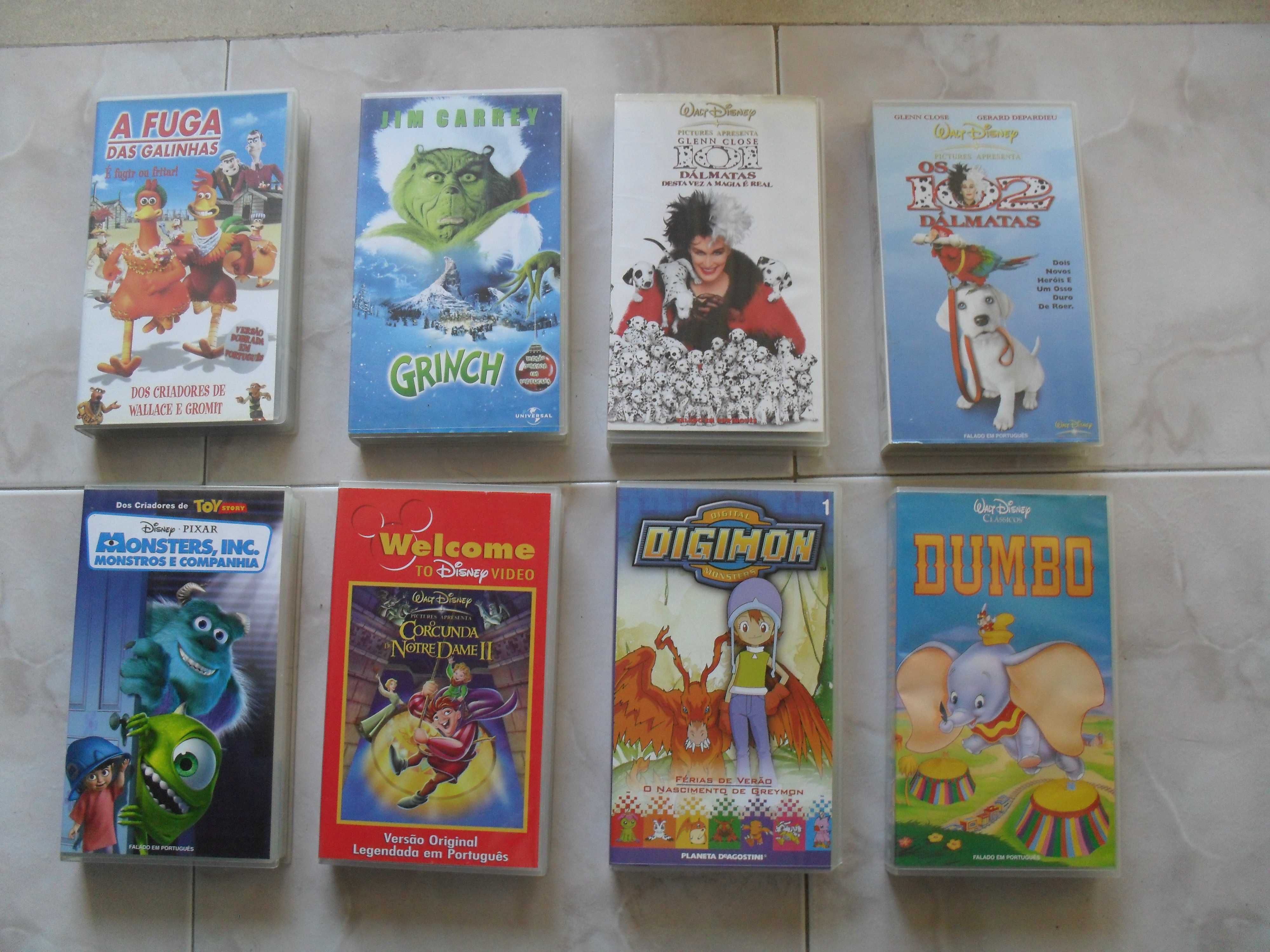 Coleção Cassetes VHS  Desenhos Animados diversos  Oferta ler descrição