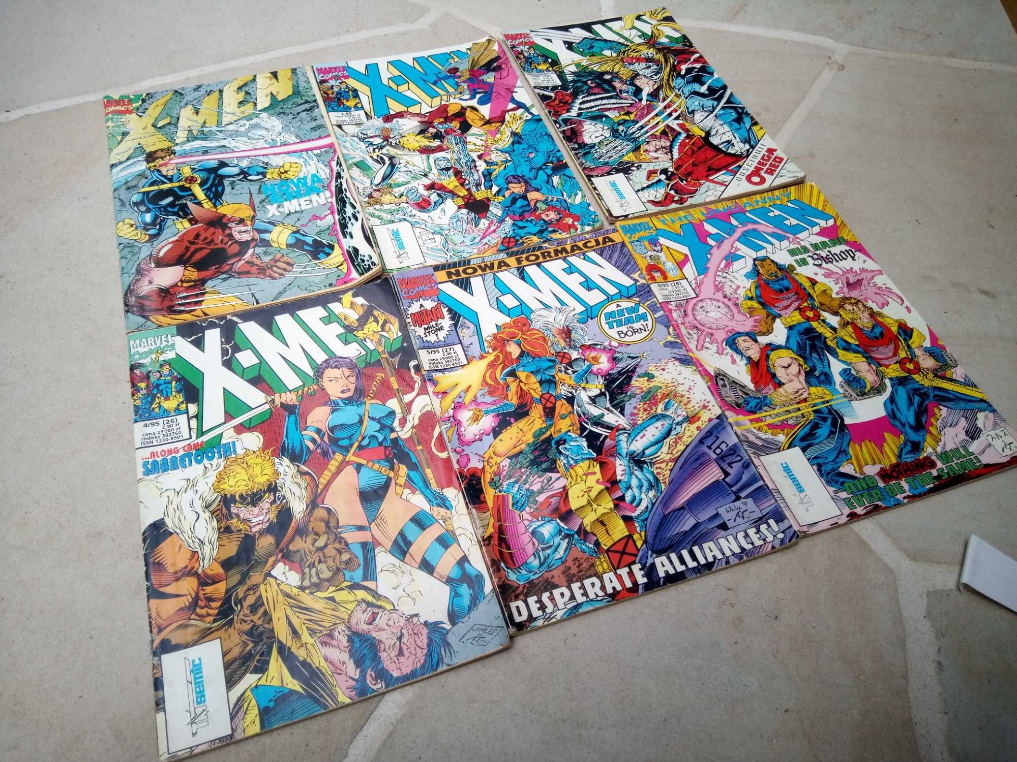 Komiksy X-Men, TM-Semic, '92-97, kompletna seria!