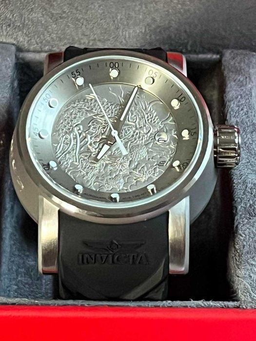 Японский механизм от Seiko 48 мм от Invicta 15862 S1 Yakuza Dragon