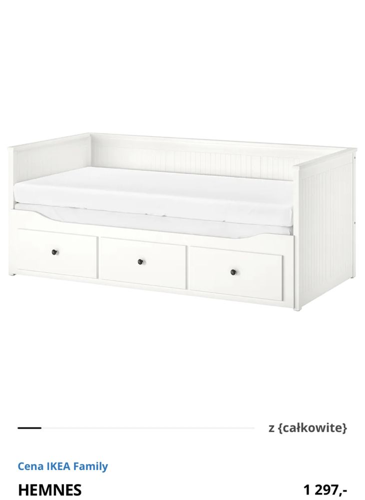 Łóżko hemnes ikea rozkladane