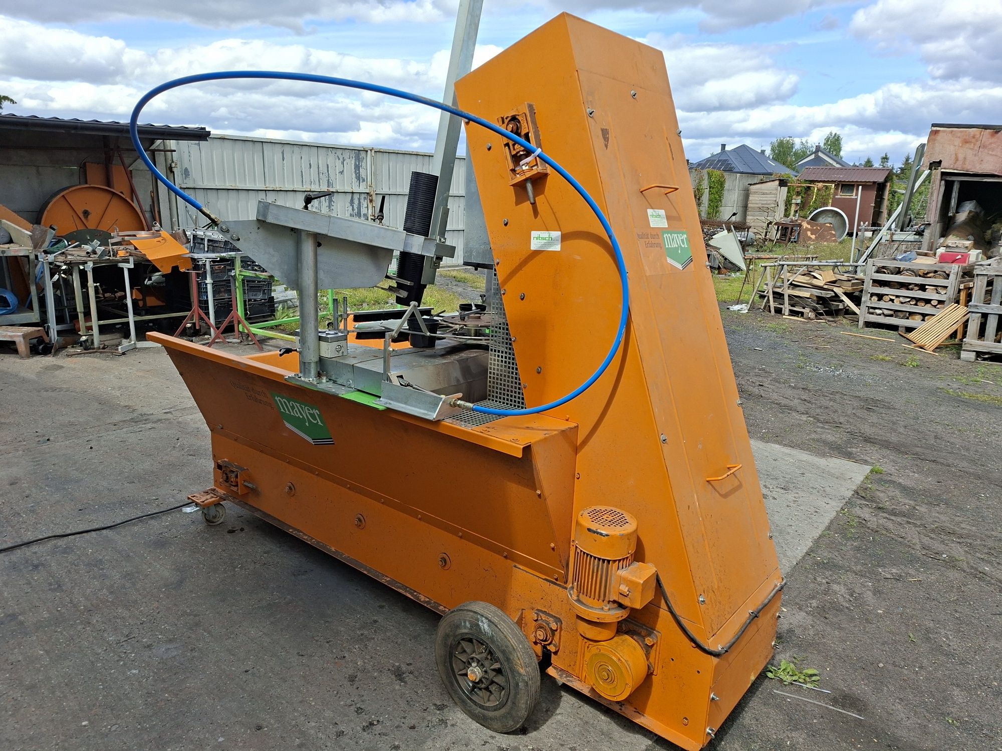 Doniczkarka Mayer 2103 z tasmociagiem 2m. Mechaniczna.