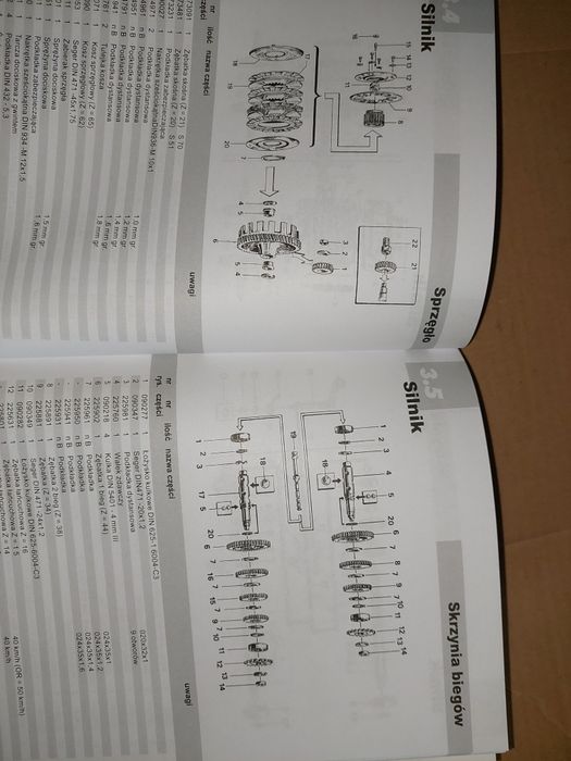 Instrukcja obsługi katalog części rama silnik Simson s51 s80