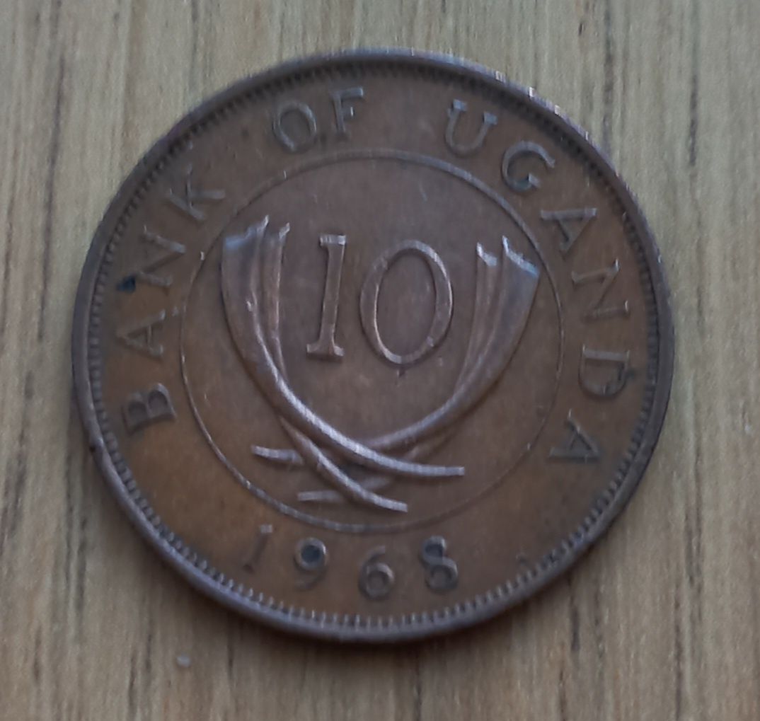 10 centów 1968 r. Uganda