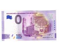 0 Euro -Eduard-Muller-Kratorium Hagen2020-1 Niemcy ANNIVERSARY