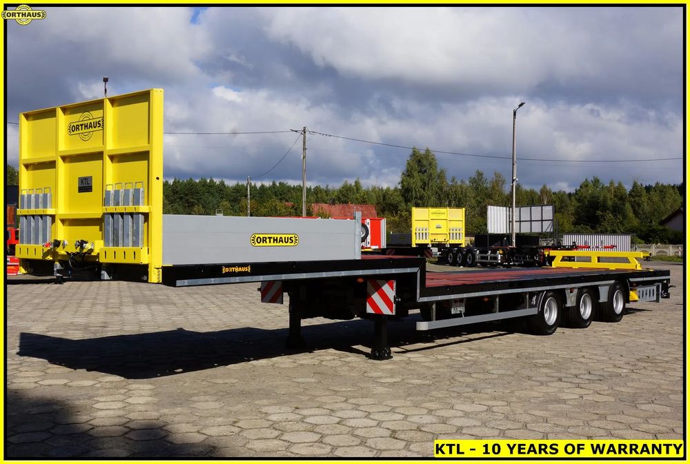 Orthaus PLATO SD | 8250 kg | oś skrętna | ADR EX3 | KTL !!!  Gotowa naczepa - pod kontenery, maszyny bydowlane i rolne, kłonice !!!