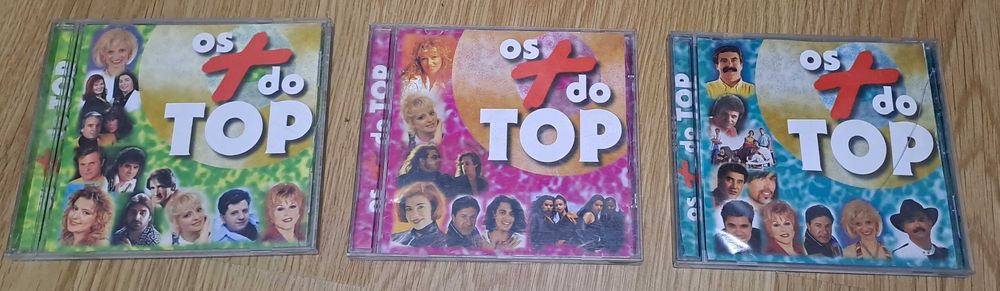 CD´s - Colecção "Os + do TOP" (3 unidades)
