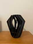 Candeeiro de tecto ou mesa BOMERANGO SPIN S mdf lacado preto
