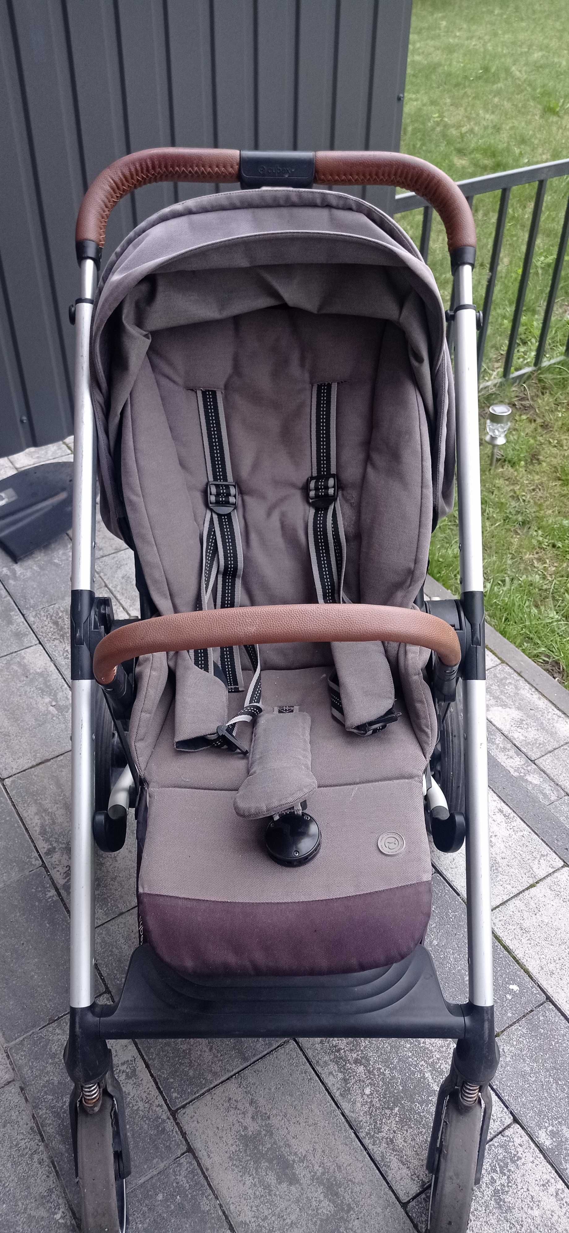 коляска Cybex Balios S Lux Soho Gray 2в1 + автокрісло та адаптери