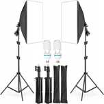 Zestaw Fotograficzny 2x Lampa Fotograficzna Statyw Softbox 50 70cm 2sz