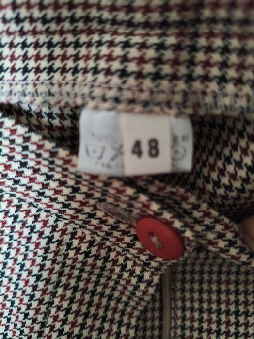 Calças padrão pé de galo tamanho 48