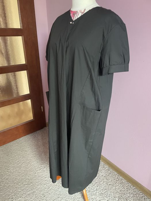 Czarna sukienka SUN SUN bawełna koszulowa 40/42/44/46