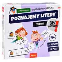 Jawa gra edukacyjna układanka Poznajemy LITERY z GR0662