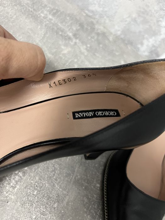 Туфлі лодочки шкіряні Giorgio Armani Made in Italy 100% оригінал