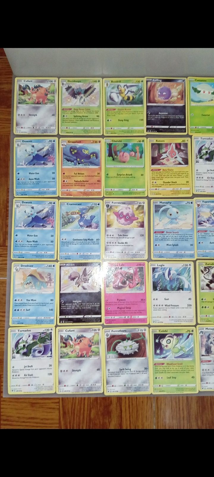 Cartas Pokémon (mais de 60 cartas)