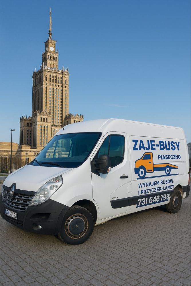 Wynajem Dostawczaka Busa Bus Blaszak L2H2 Warszawa Wypozyczalnia P-no