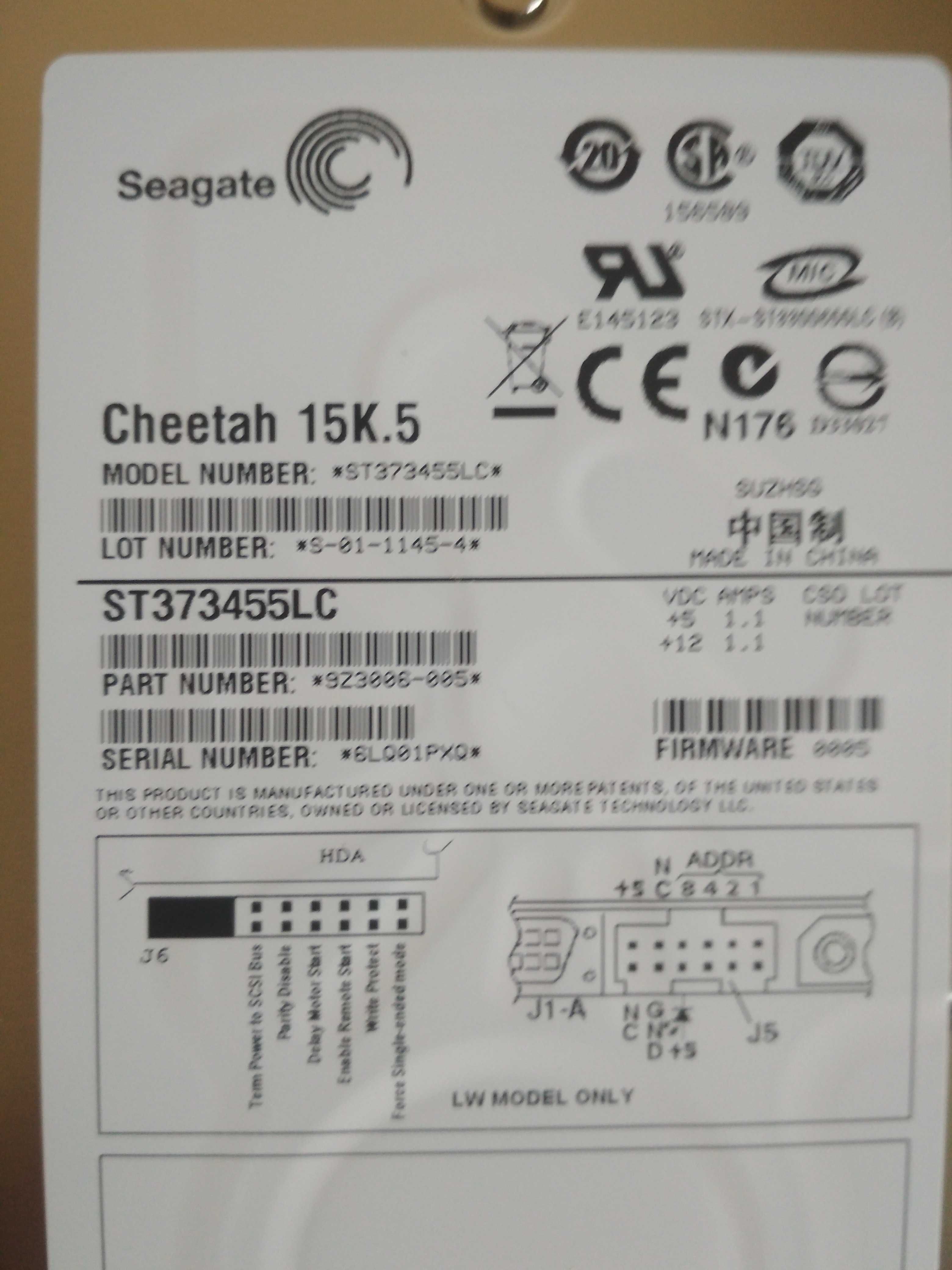 Dysk Seagate Cheetah 15K.5 73.4GB