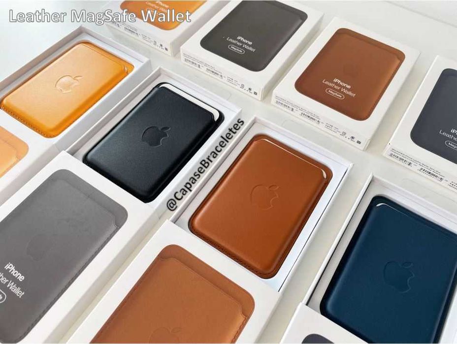 Carteira em Pele MagSafe p/ iPhone 12