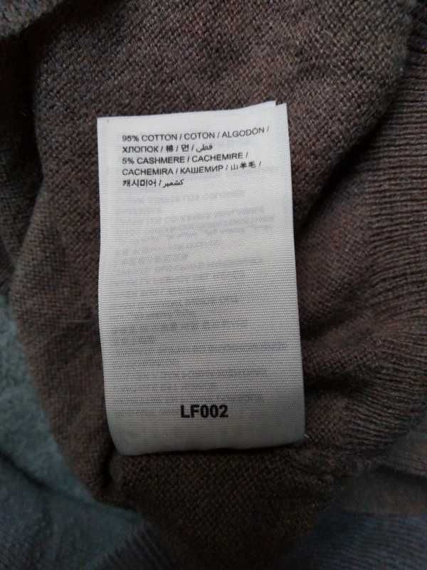 Cienki sweter bluzka na długi rękaw z kaszmirem superdry
