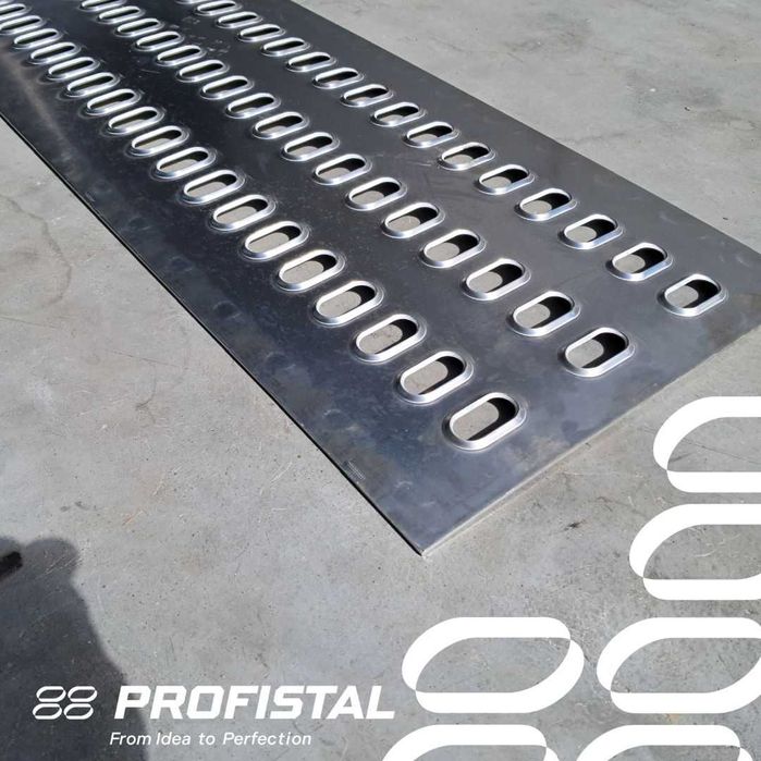 Blacha ALUMINIOWA LOHR 40 cm autolaweta najazd pomoc drogowa platforma