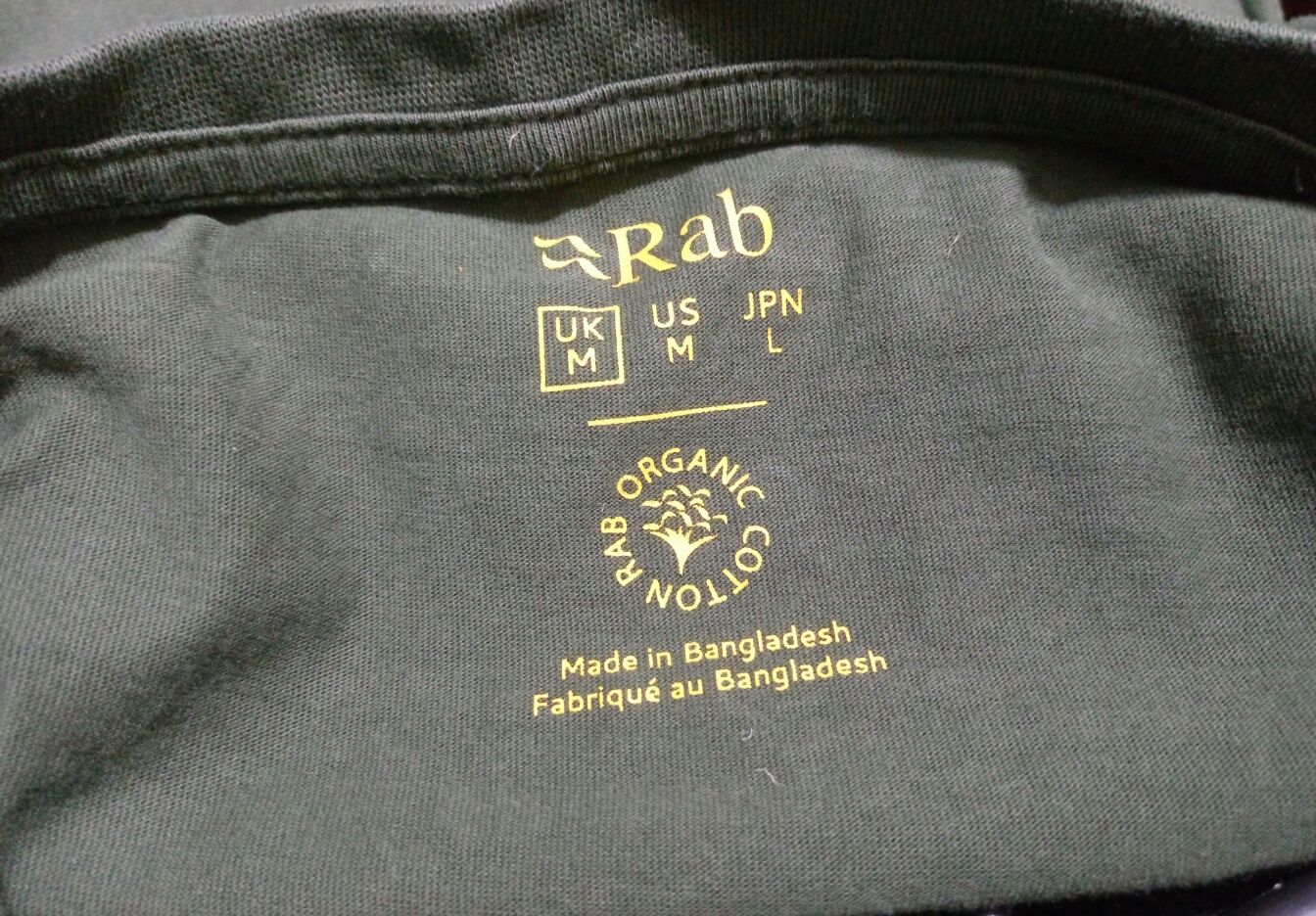 Оригінал RAB organic cotton чоловіча футболка
