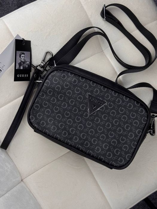 ОРИГІНАЛ | Guess MONO гес гуес месенджер мужской чоловічий сумка барсе