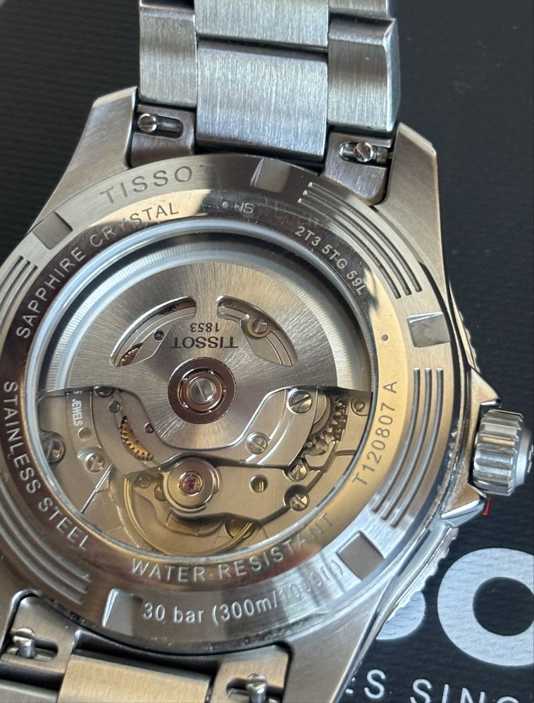 TISSOT SEASTAR 1000 POWERMATIC 80 ( Troca ler texto dentro )