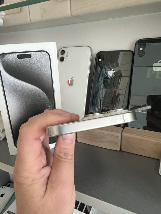  iPhone 15 Pro Max 256gb White Titanium Neverlock Відмінний стан