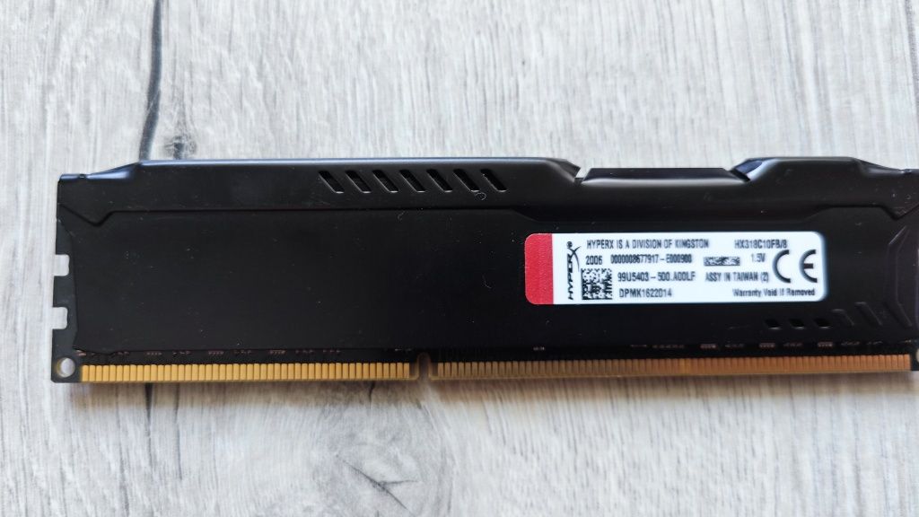 Pamięć RAM Kingston Fury HyperX DDR3 8GB