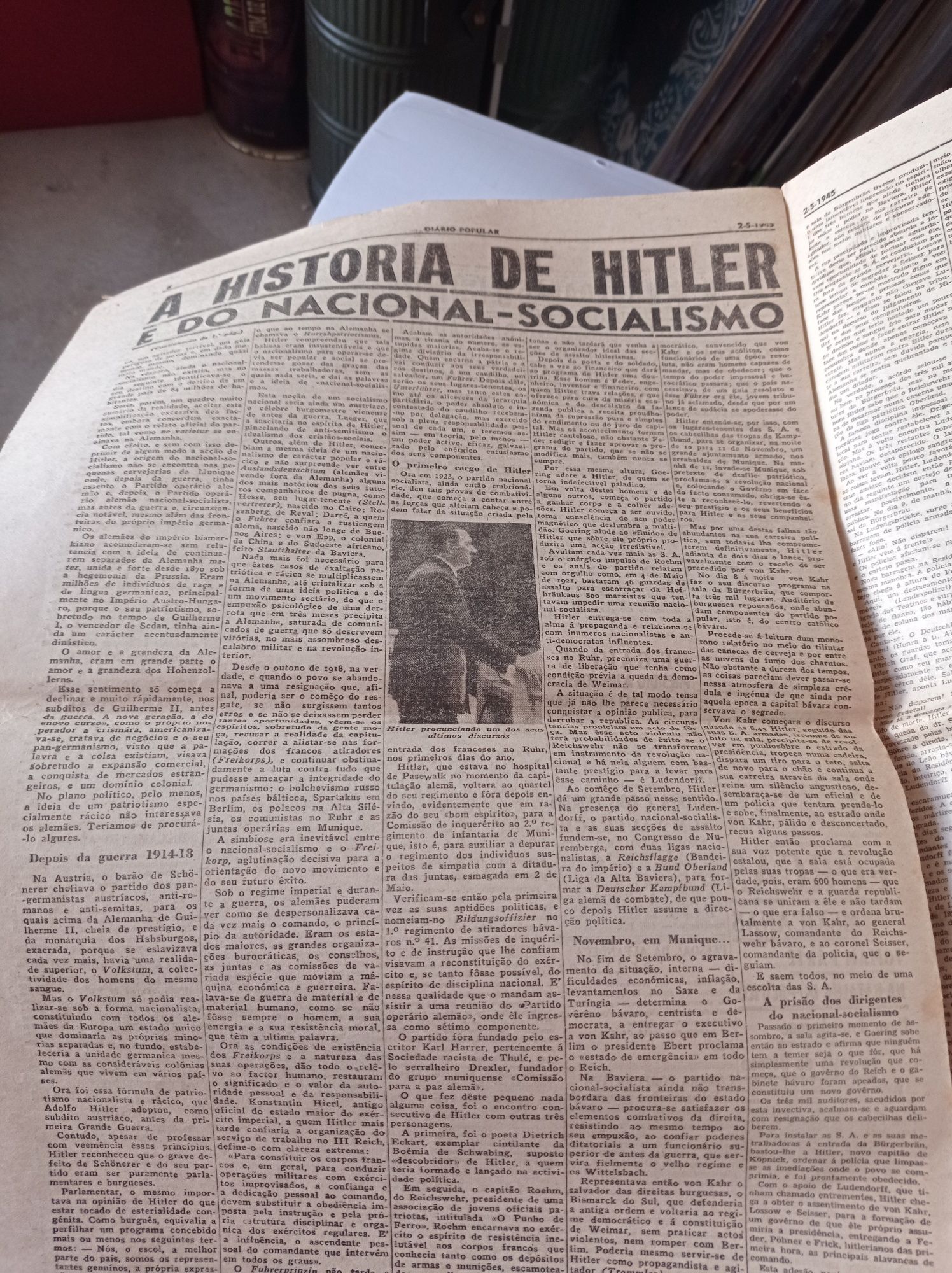 Diário popular jornal de 1945