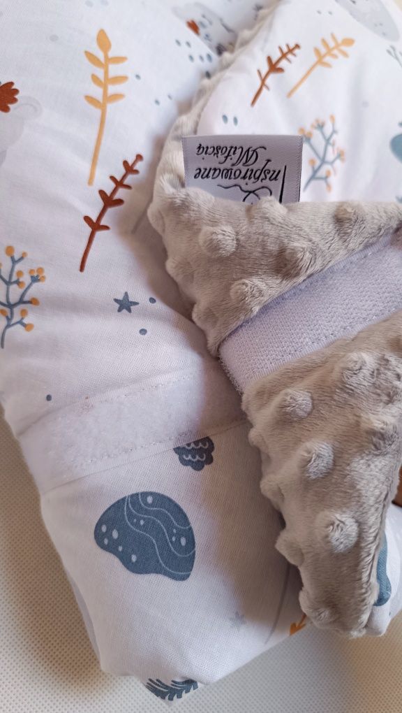 Rożek becik niemowlęcy zapinany na rzep