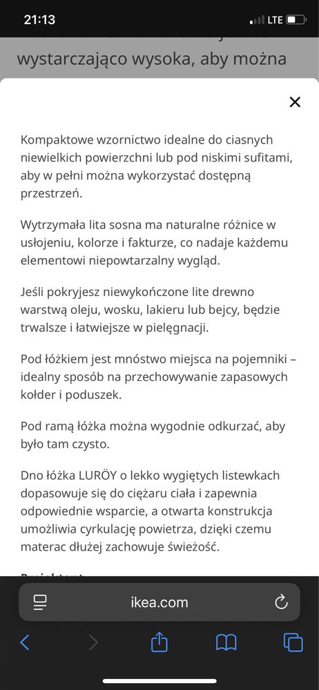 Łóżko drewniane 200x90 pojedyńcze sosnowe