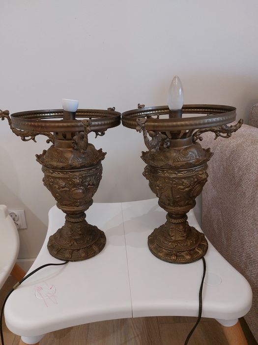 Lampka nocna, mosiężne,podstawy 5 kg