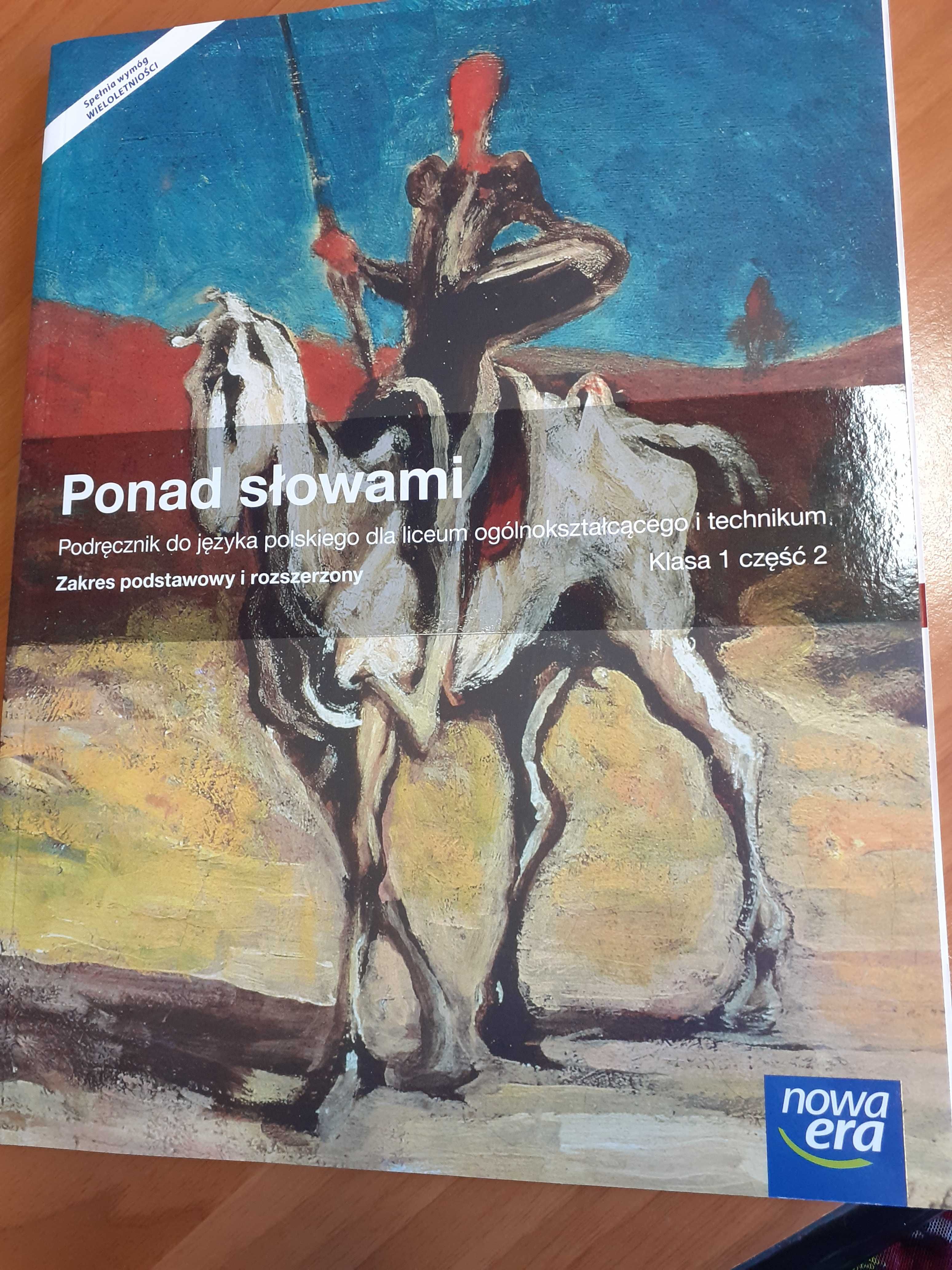 Ponad słowami 1 2 liceum podręcznik język polski nowy nowa era