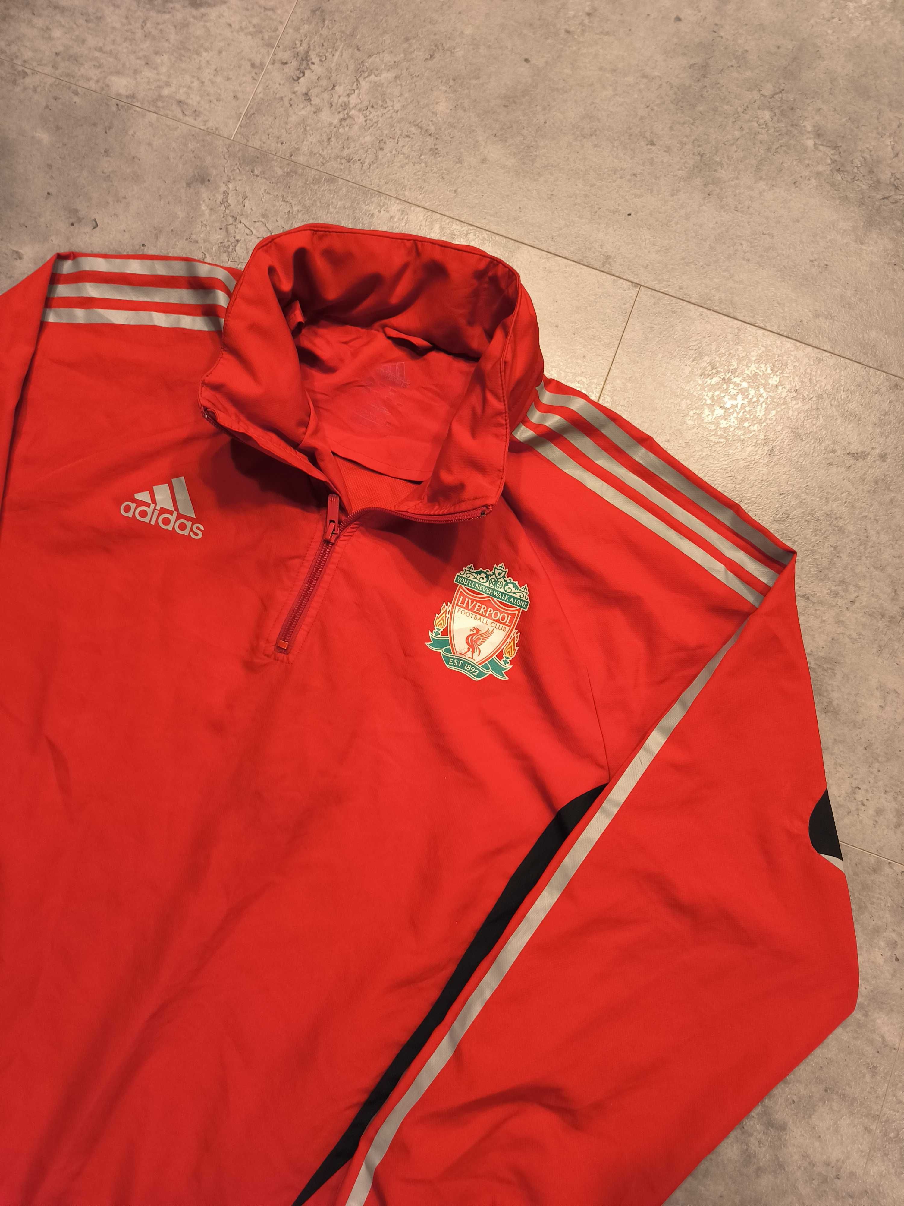 Bluza Rozpinana Adidas Piłkarska Liverpool FC 2008/2009 Treningowa