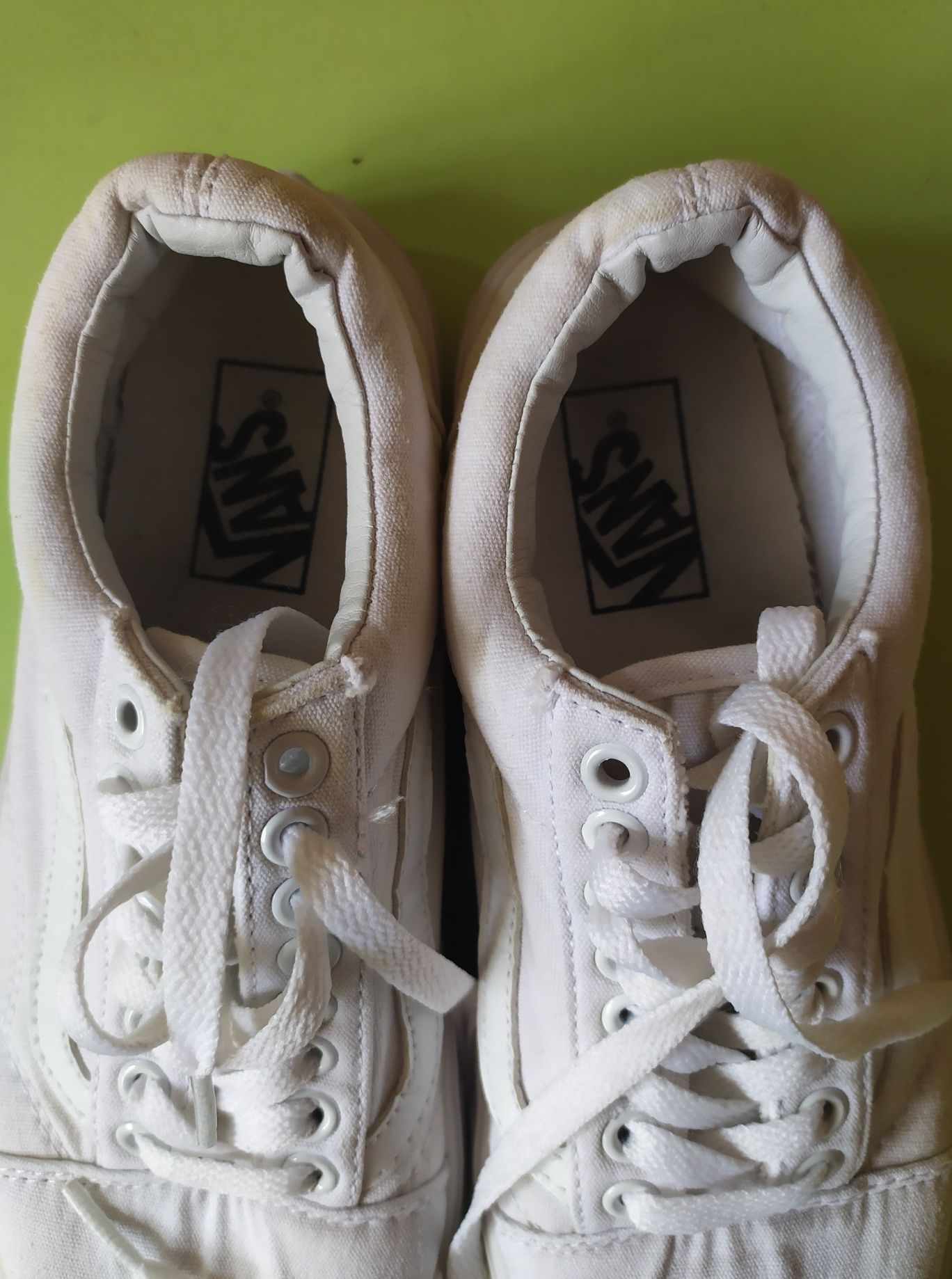 Мокасины кеды на шнурках мокасини Vans б/у унисекс