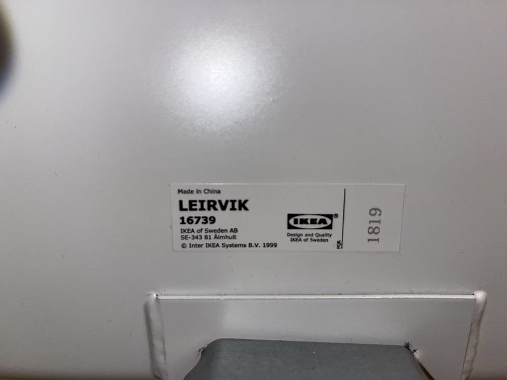 Ikea LEIRVIK rama łożka 140 x 200 cm - stan bardzo dobry
