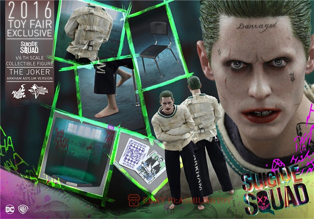 Hot Toys The Joker Suicide Squad Arkham Asylum DELUXE EDITION MMS373