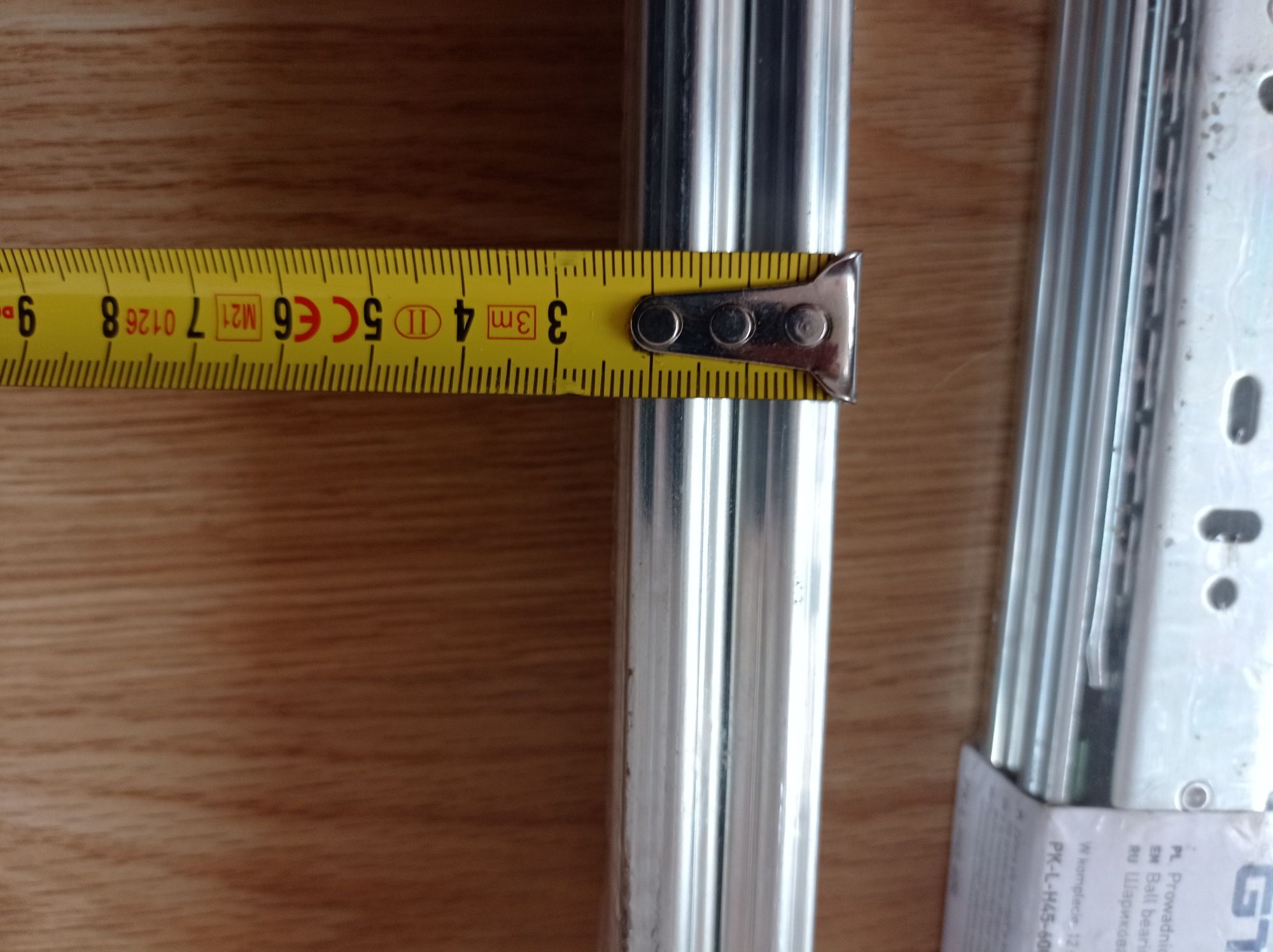 Prowadnica kulkowa Versalite Plus ze spowalniaczem H45 - 2 sztuki