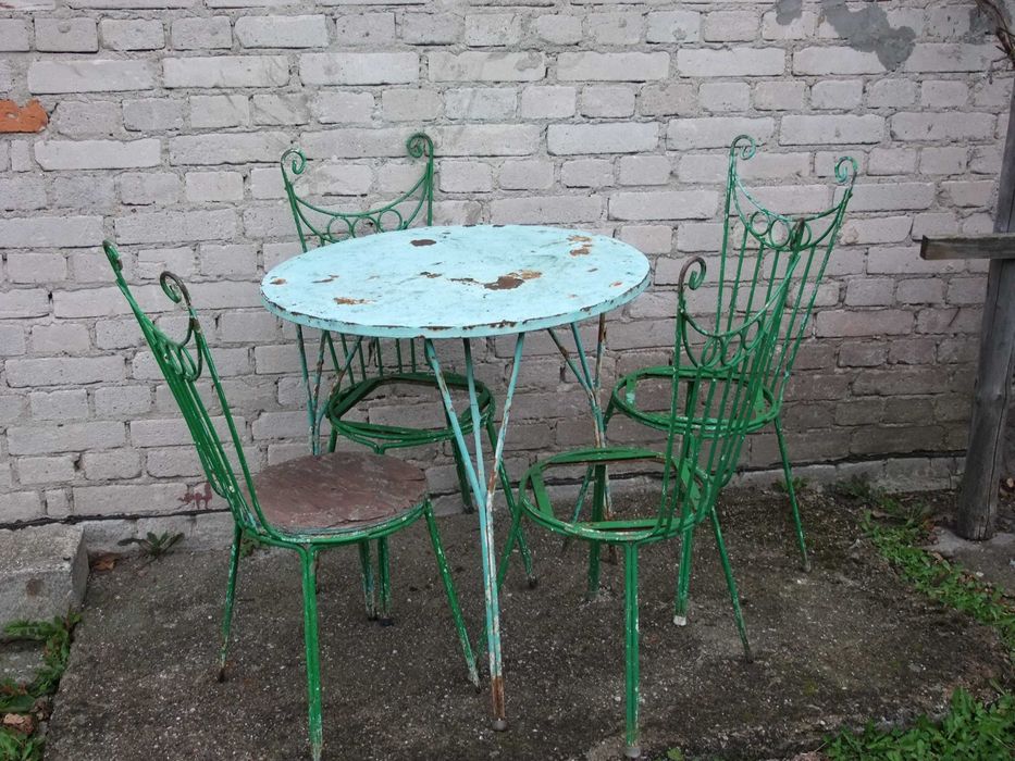 Zestaw krzeseł ogrodowych