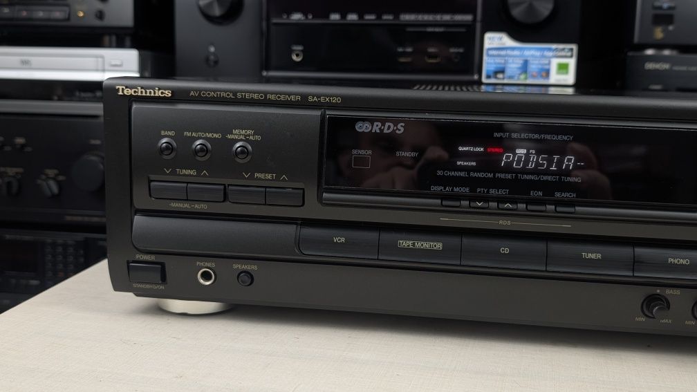 Technics SA-EX120 Wysokiej jakości amplituner FM stereo z RDS