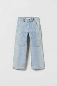 Jeans z kieszeniami ZARA r. 11-12 L 152 NOWE Wawa